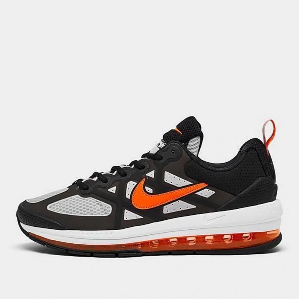 Nike Air Max Genome Gray & Black Bright Mango CW1648-004 Airmax Running Sneakers